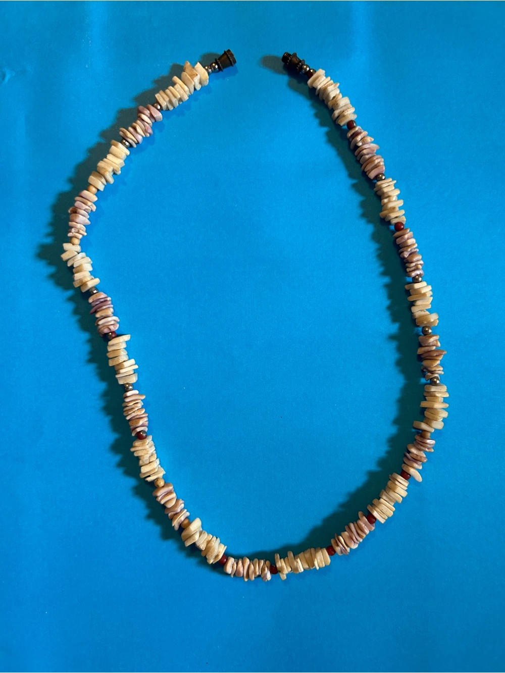 Vintage Natural Shell Bead Necklace